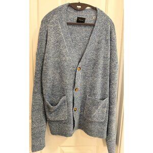 PacSun Blue Knit Cardigan Sweater XL